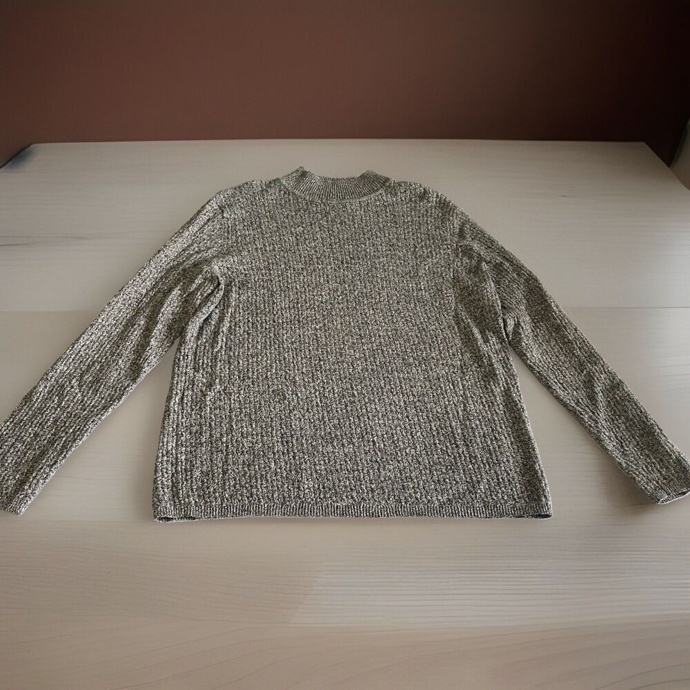 Rebecca Malone Women’s XL NWOTs Sweater Gray & Black Casual New Without Tags
